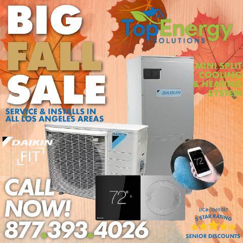 HVAC Air Condition Services Fall Special deals
