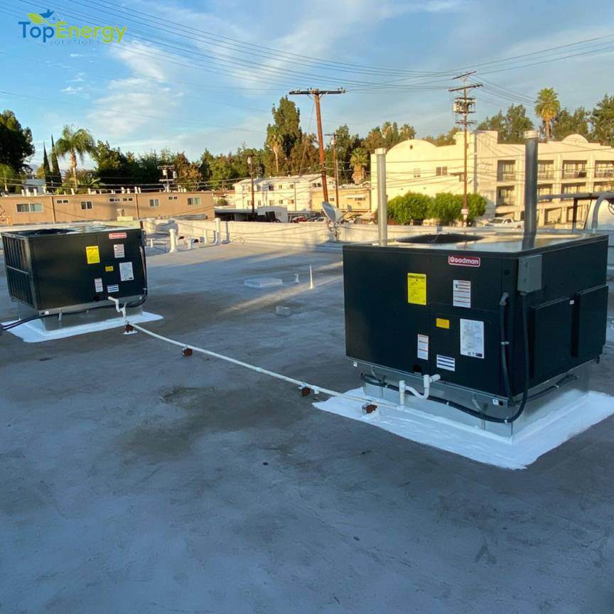 Heat Pump Package Unit System installed in West Hollywood1 Heat Pump Package Unit System installed in West Hollywood1